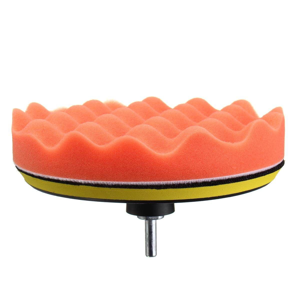 7Pcs 3/5/6/7'' Sponge Polishing Waxing Buffing Pads Kit Set Compound Fr Auto Car 7 In
