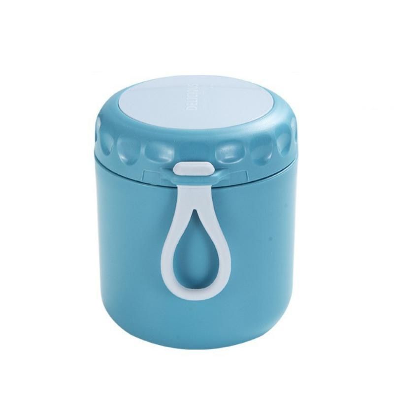 430ml Stainless Steel Thermos Food Soup Container Thermos Portable Lunch Box Children Thermos Lunch Box Kitchen Accessories Blue