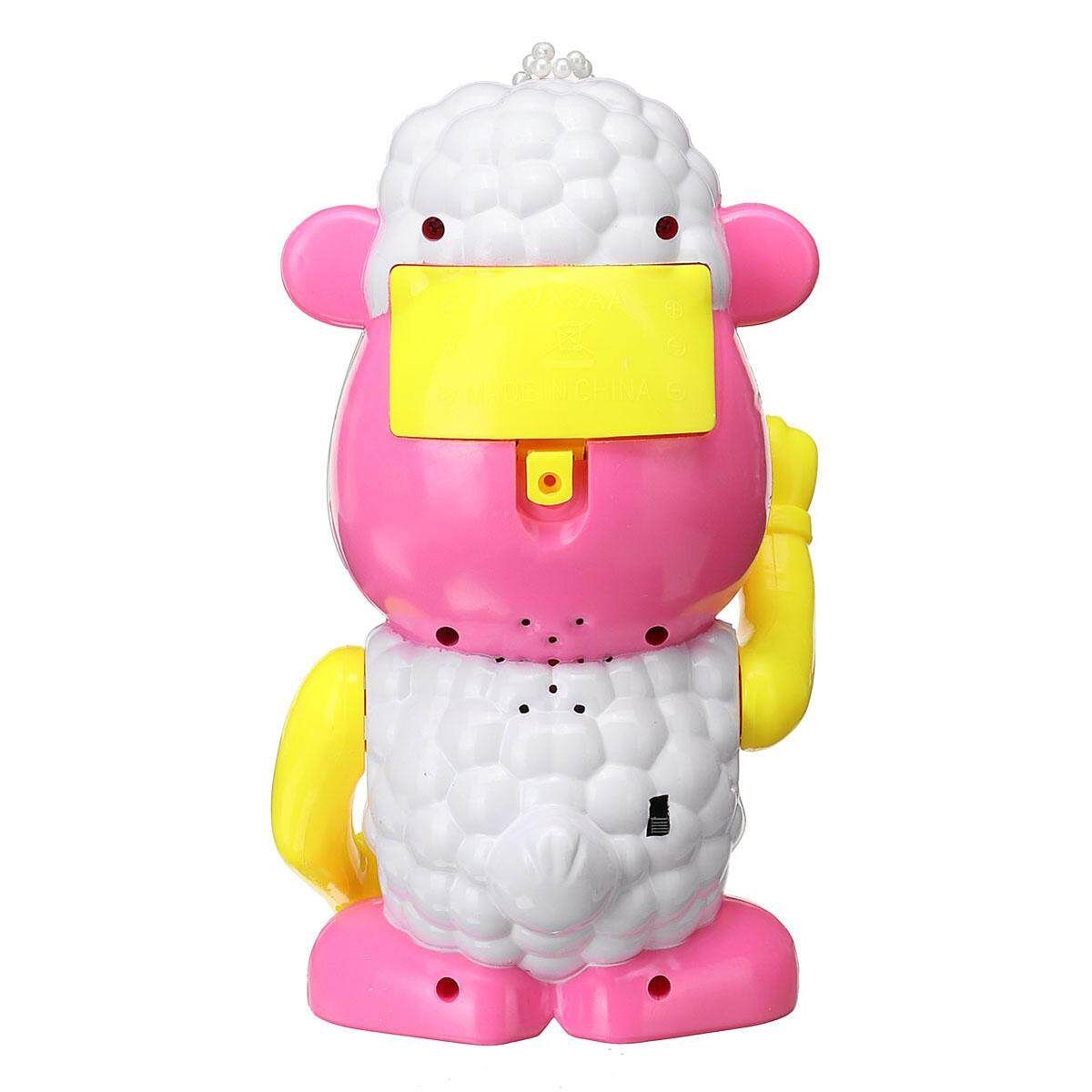 Kids Electric Bubble Tub Sheep Music Toy Automatic Shower Machine Blower Maker Red (red)