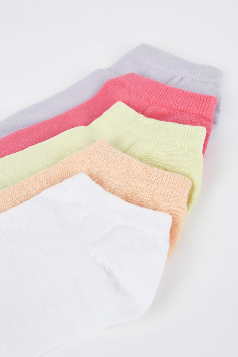 5 Piece Set Girl Low Cut Socks -Karma