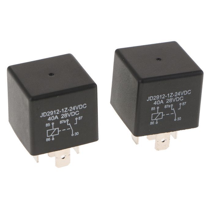 2x Universal Car Automotive Truck 24V Volt DC 40Amp AMP Relay 5Pin