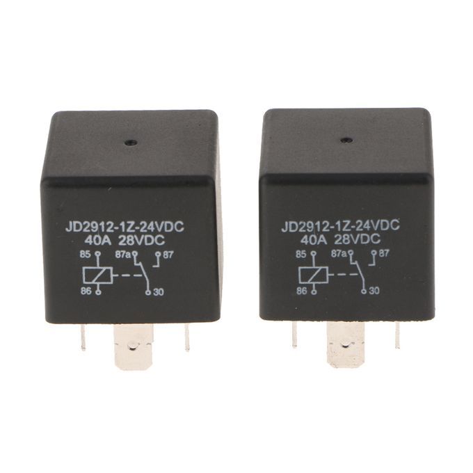 2x Universal Car Automotive Truck 24V Volt DC 40Amp AMP Relay 5Pin
