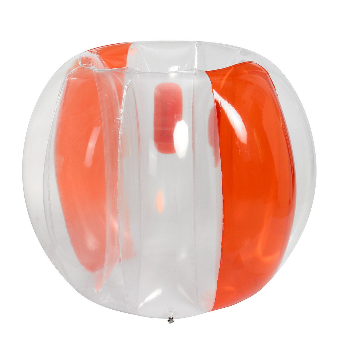 3/4FT PVC Inflatable Bouncing Ball Outdoor Bubble Soccer Ball Games Red 90x75
