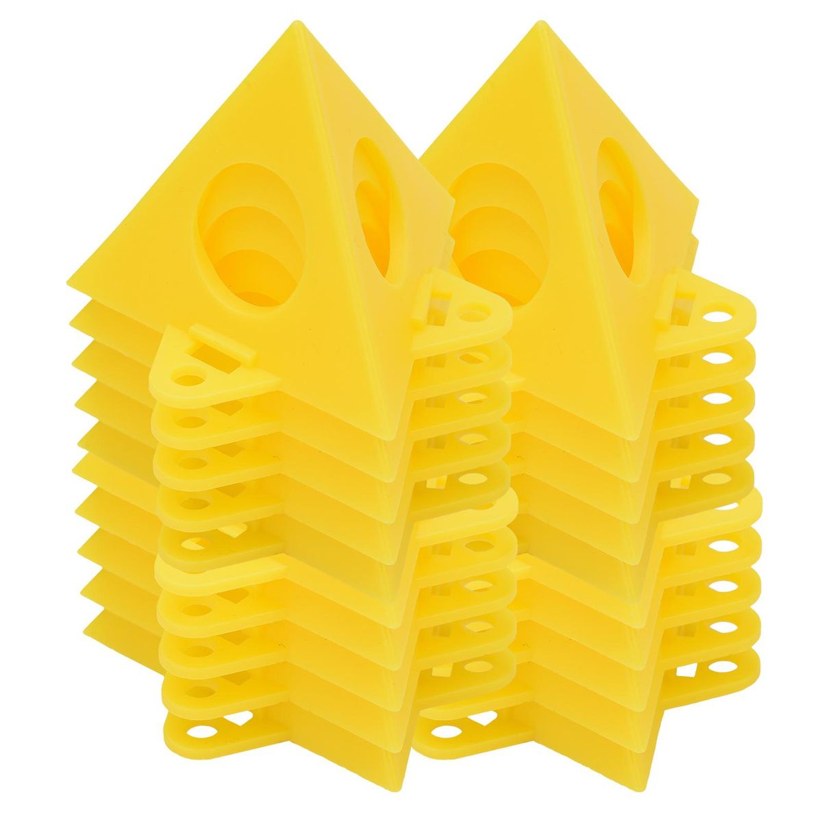 20 PCS Stackable Painting Stands Mini Cone Paint Rack Canvas Cabinet Doors Riser Support for Shutters Furniture Crafts Moldings
