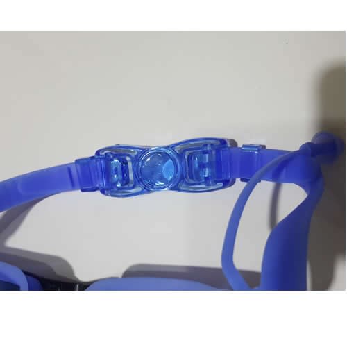 Antifog Mirror Coated Uv Protection Swimming Goggles - Blue