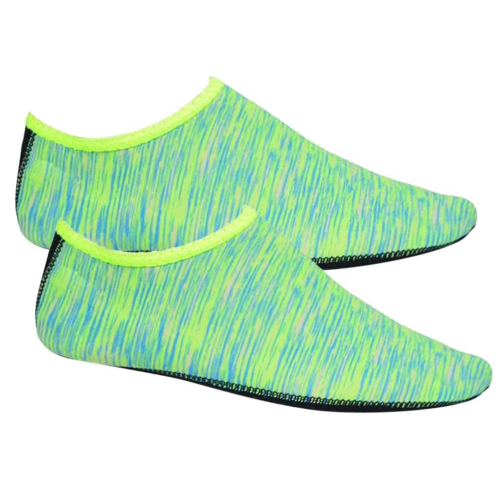 Soft Water Shoes Stretchy  Socks Yoga Swim Shoe Dive Sock Green XS