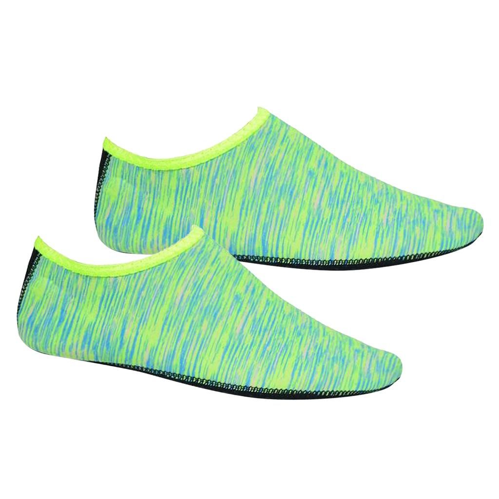 Soft Water Shoes Stretchy  Socks Yoga Swim Shoe Dive Sock Green XS