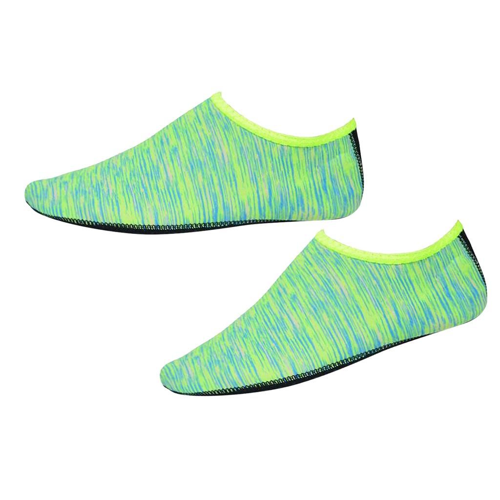 Soft Water Shoes Stretchy  Socks Yoga Swim Shoe Dive Sock Green XS