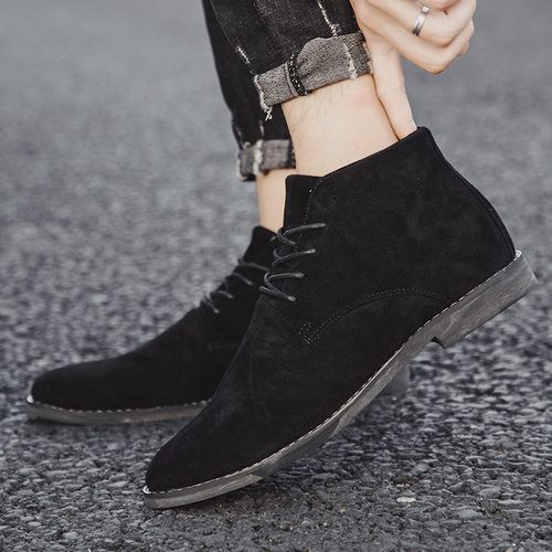 Men's Classic Suede Leather Desert Storm Chukka Boots
