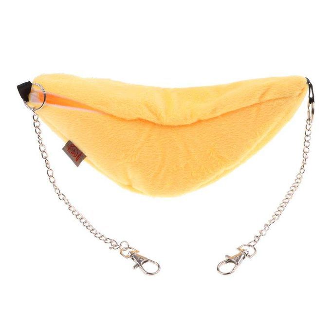2Pc BANANA Hammock Hamster Bed Small Animal House Cage Nest For Yellow
