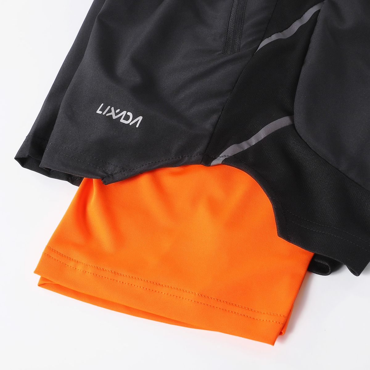 Men 2 In 1 Running Shorts Quick Drying Breathable