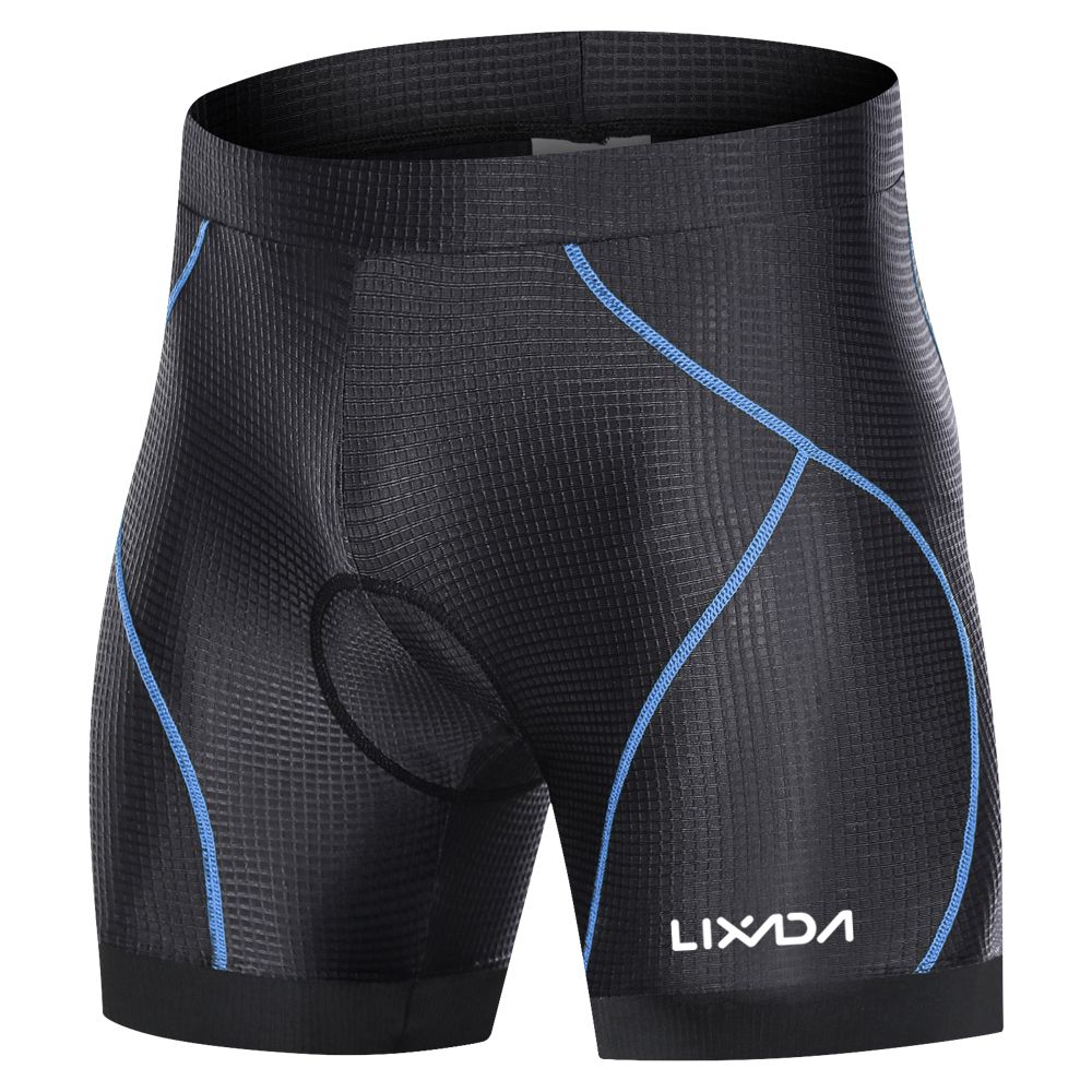 Men Bike Padded Shorts With Anti-Slip Leg Grips