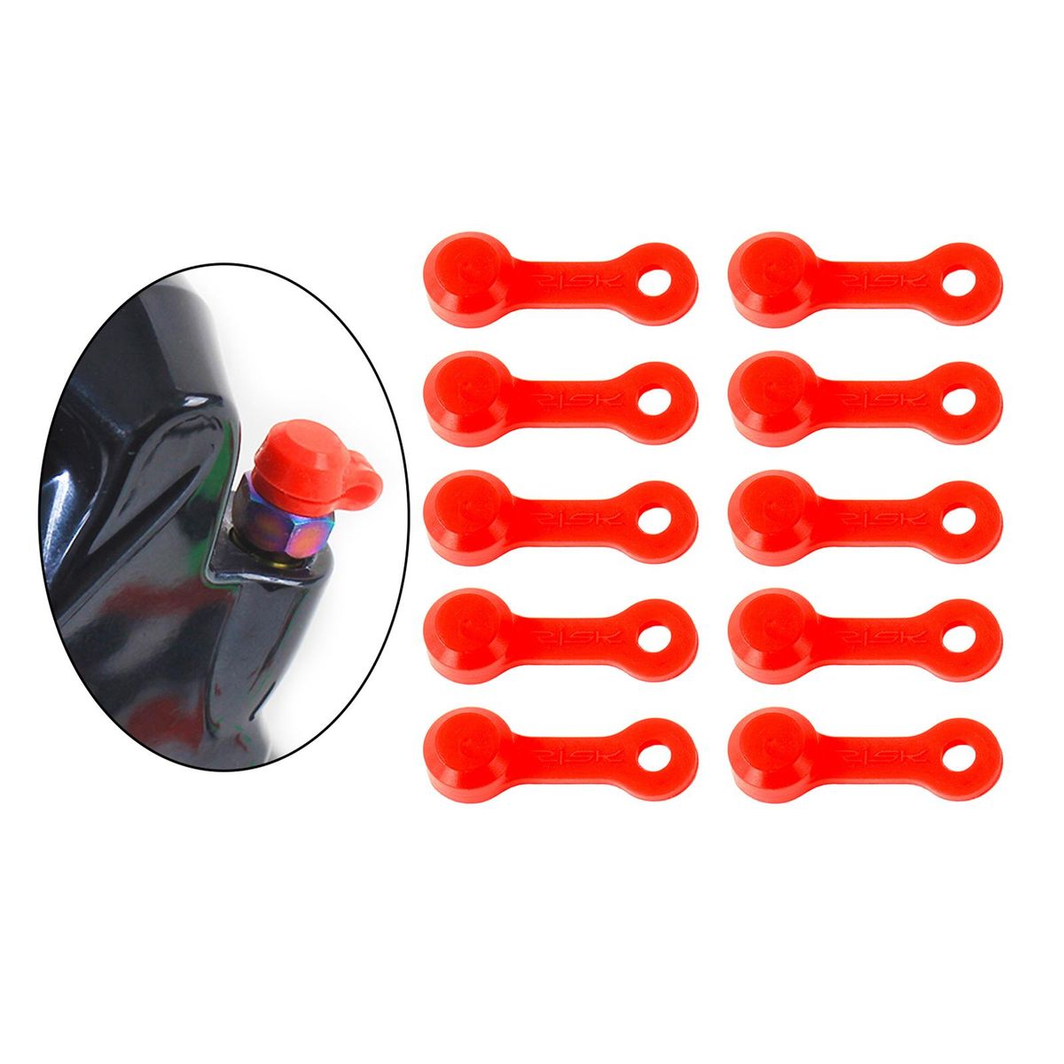 10x Brake Bleed Nipple Rubber  Dust Cover Grease Zerk Fitting  Red 10
