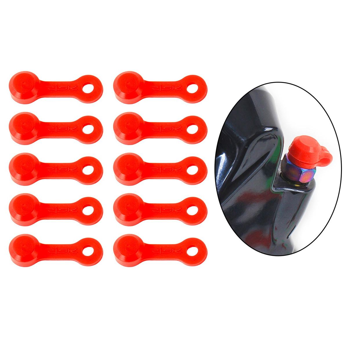 10x Brake Bleed Nipple Rubber  Dust Cover Grease Zerk Fitting  Red 10