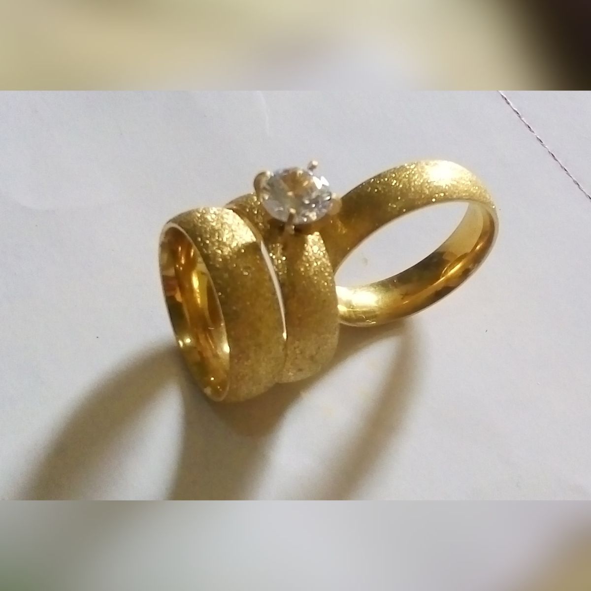 Classic Couple Wedding Promise Ring