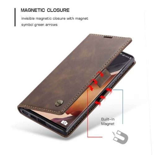Wallet Stand Magnetic Flip Case For Samsung Note 20