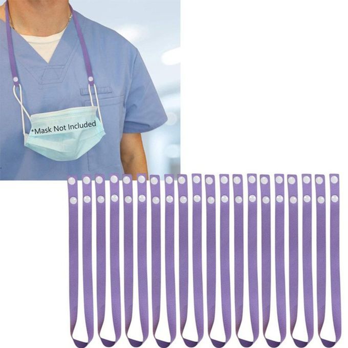 Rope Extension Belt Ear Prote Tion Belt Hanging Ne K Windproof Anti-drop-purple