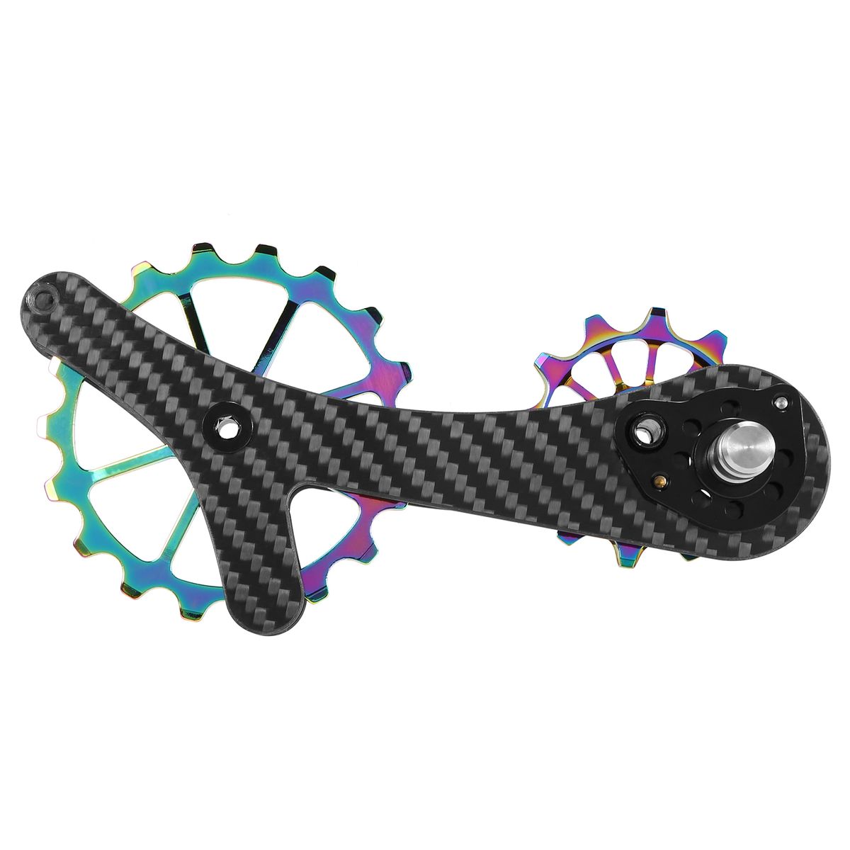 18T Carbon Fiber Rear Derailleurs Guide Bike Ceramic Bearing