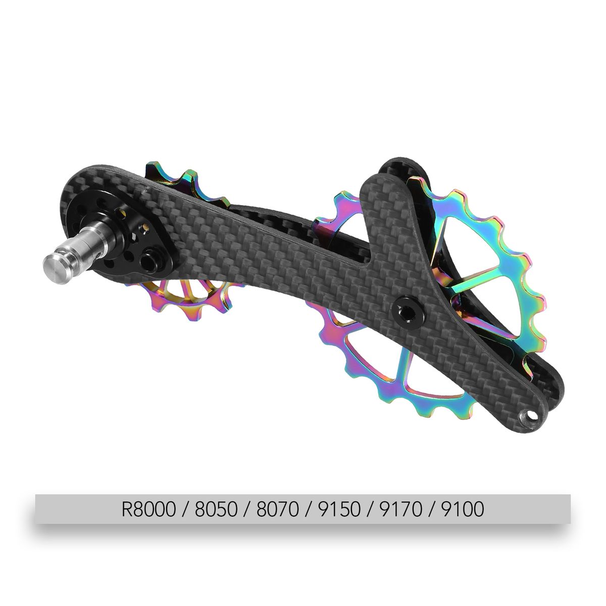 18T Carbon Fiber Rear Derailleurs Guide Bike Ceramic Bearing