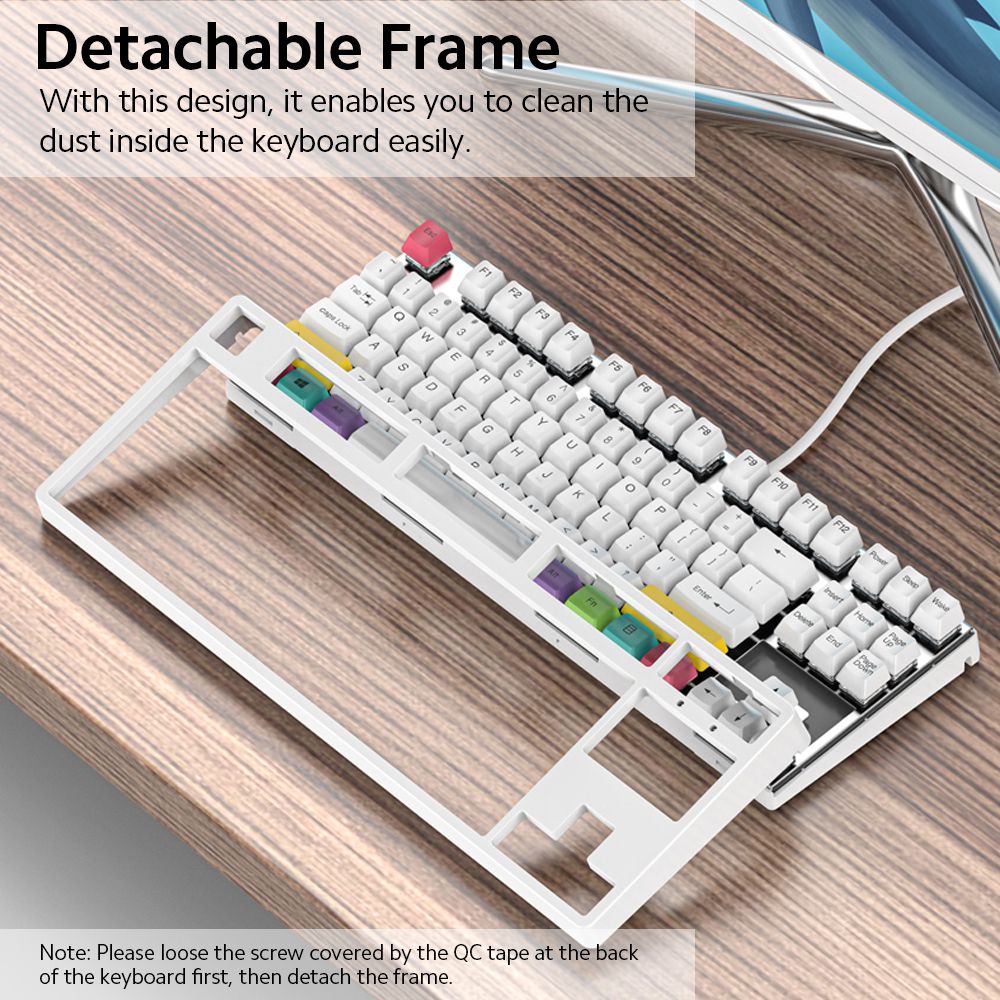 Backlit Mechanical Keyboard N-key Rollover/ Blue Switch/