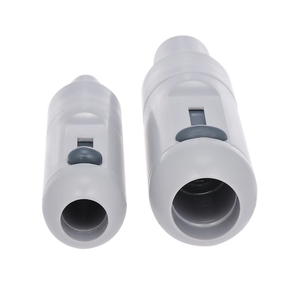 2pcs Plastic Universal Saliva Swivel Sucker Suction Handle With Adjustable Valve Strong Weak Suction Autoclavable Dental Instruments