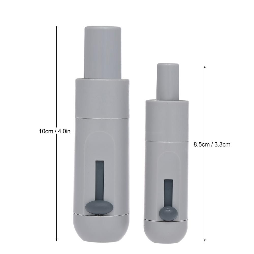 2pcs Plastic Universal Saliva Swivel Sucker Suction Handle With Adjustable Valve Strong Weak Suction Autoclavable Dental Instruments