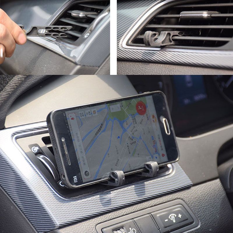 2pcs Car Air Conditioning Clip Glasses Key Earphon