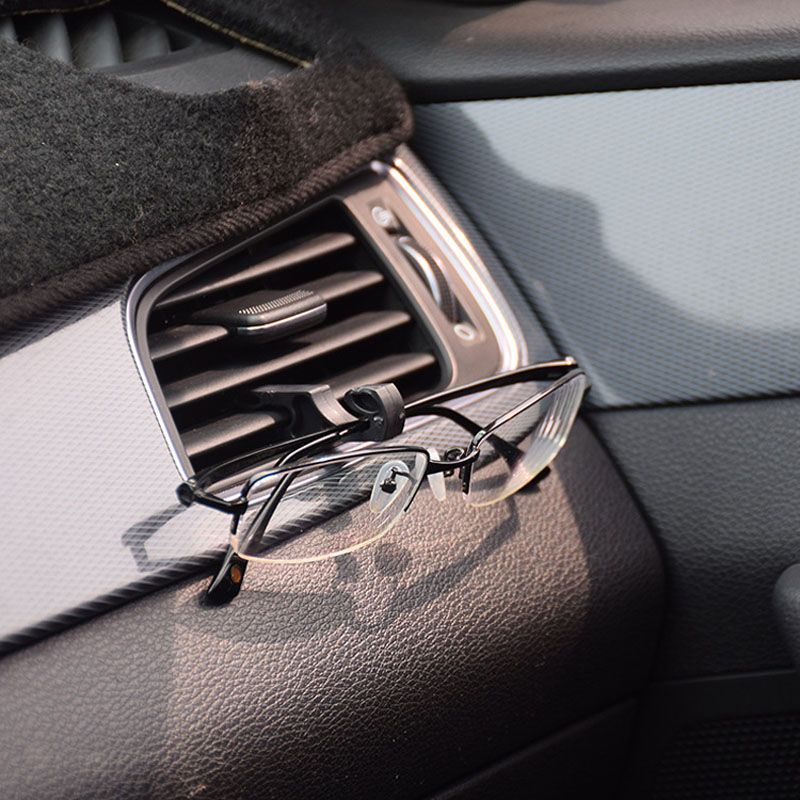2pcs Car Air Conditioning Clip Glasses Key Earphon