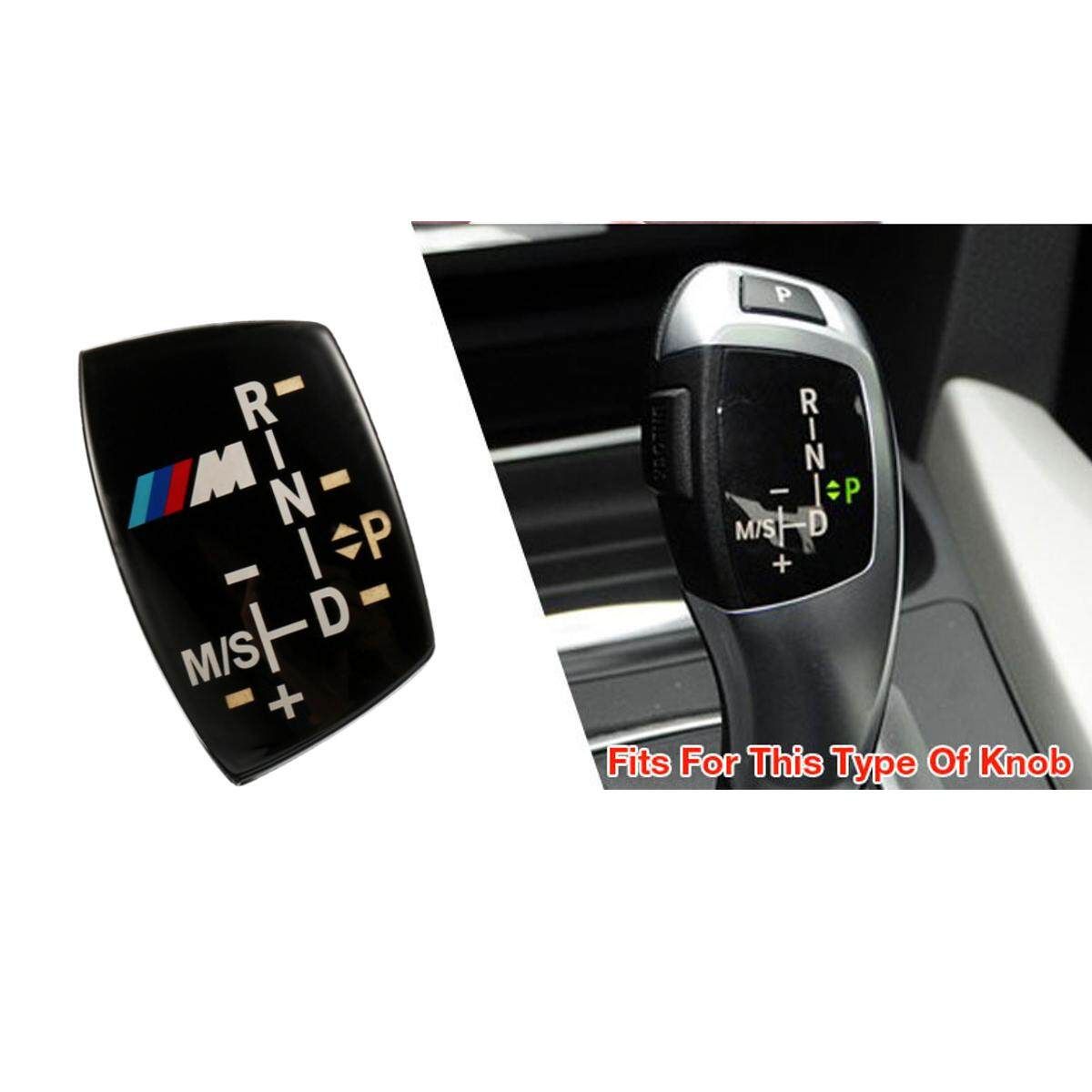 3D ABS M Motorsport Gear Knob Trim Sticker Cover For BMW X1 X3 X5 X6 M5 325i