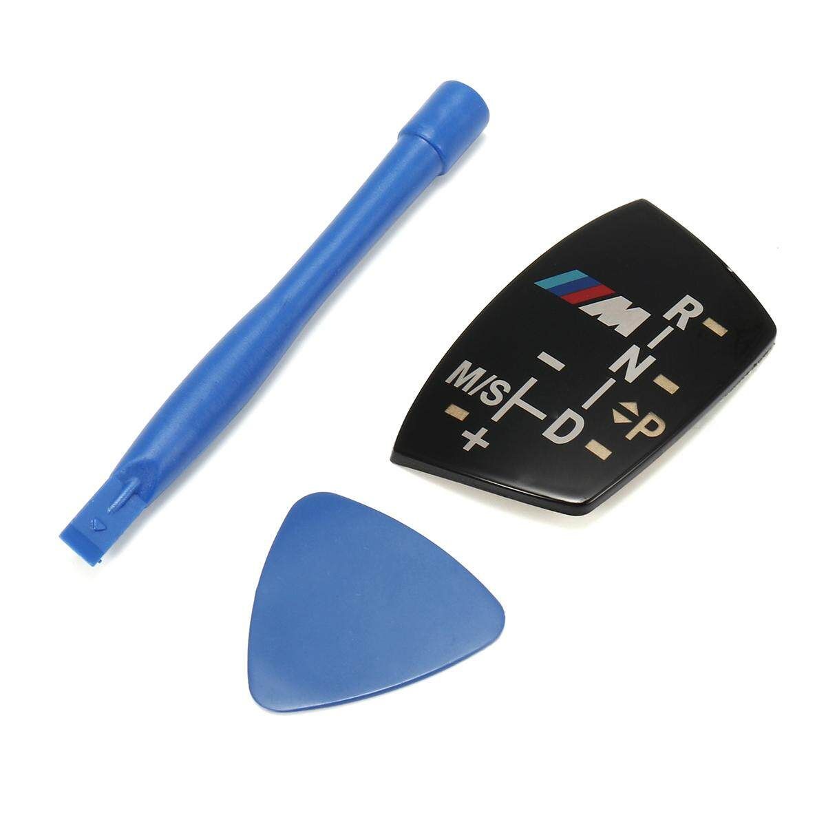 3D ABS M Motorsport Gear Knob Trim Sticker Cover For BMW X1 X3 X5 X6 M5 325i