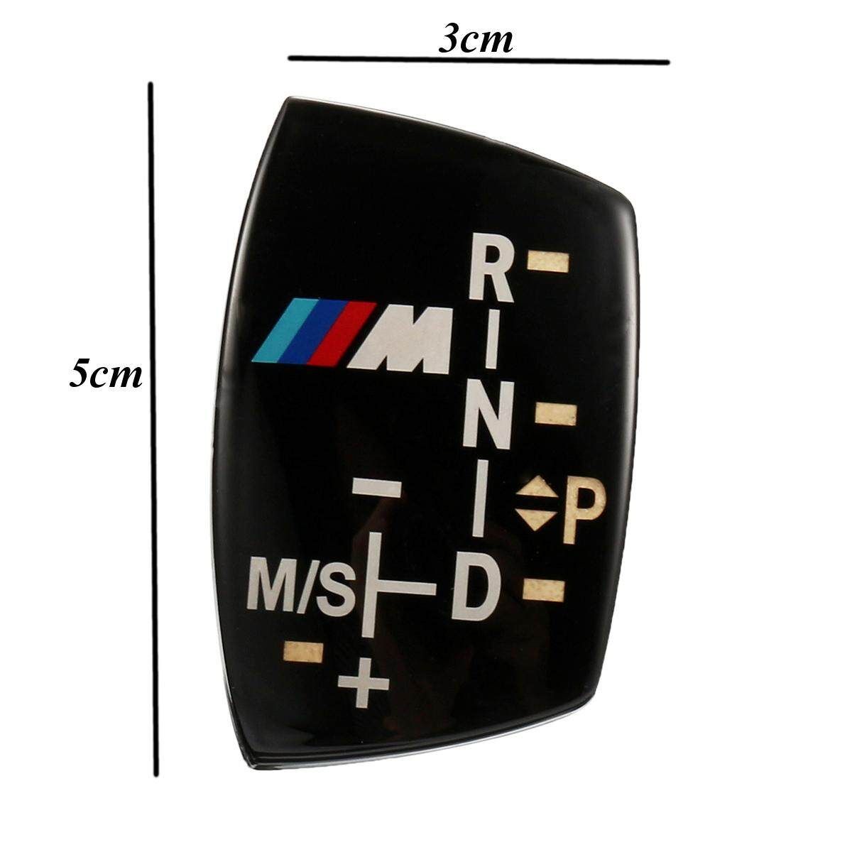 3D ABS M Motorsport Gear Knob Trim Sticker Cover For BMW X1 X3 X5 X6 M5 325i