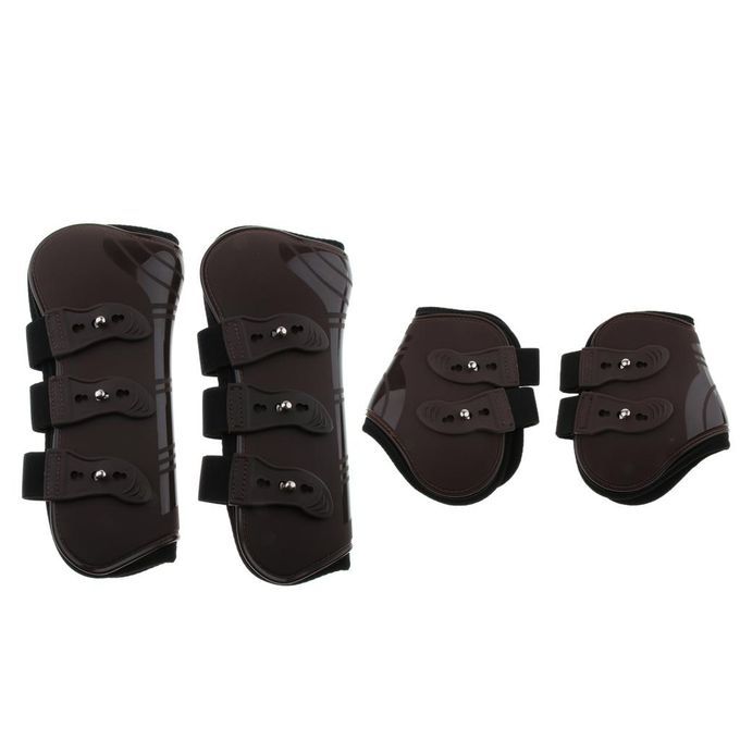 Equestrian Horse Leg Guard Boots Front Hind Back Leg Wraps Front Leg