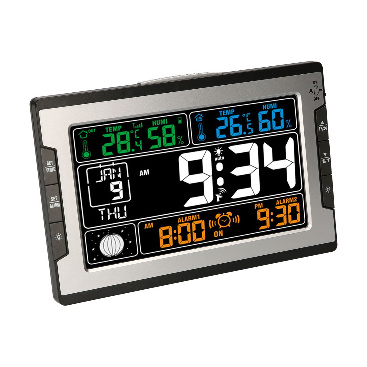 Indoor Outdoor Temperature Humidity Digital Multifunctional