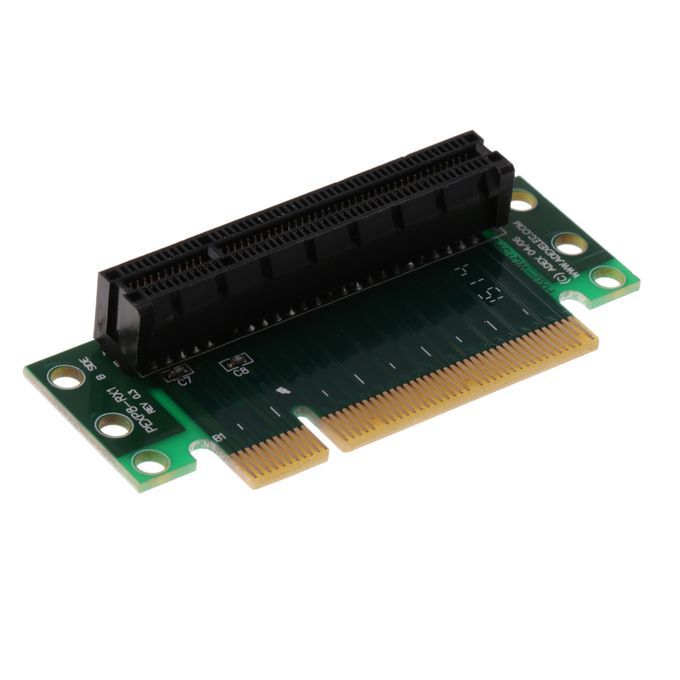 4x  Express 8X Adapter Riser Card 90 Angle For 1U2U Server Chassis