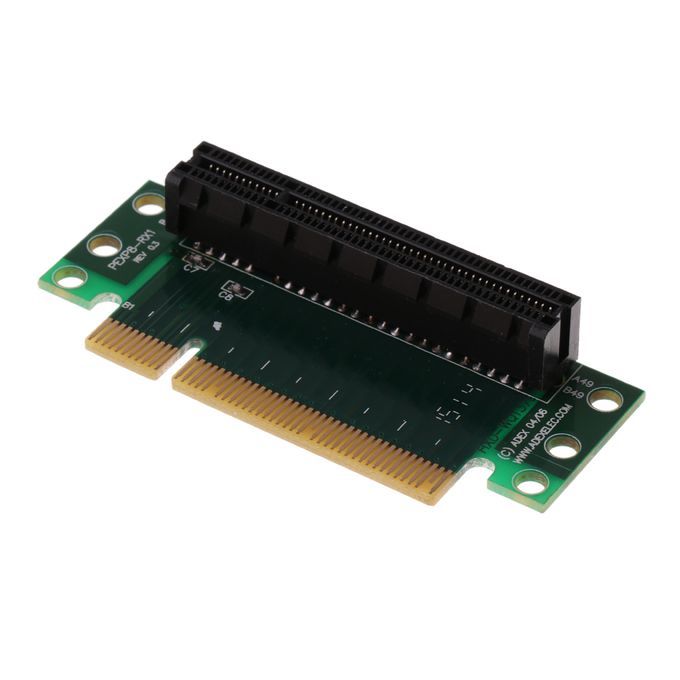 4x  Express 8X Adapter Riser Card 90 Angle For 1U2U Server Chassis