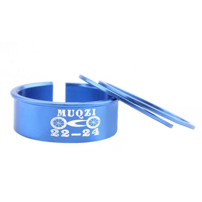 Bicycle Bike Bottom Bracket Adjustable Washer 24mm To 22mm Axis Blue