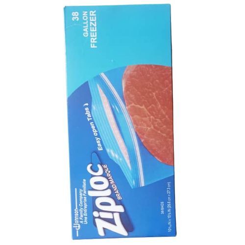 Double Zipper 38 Gallon Freezer Bags