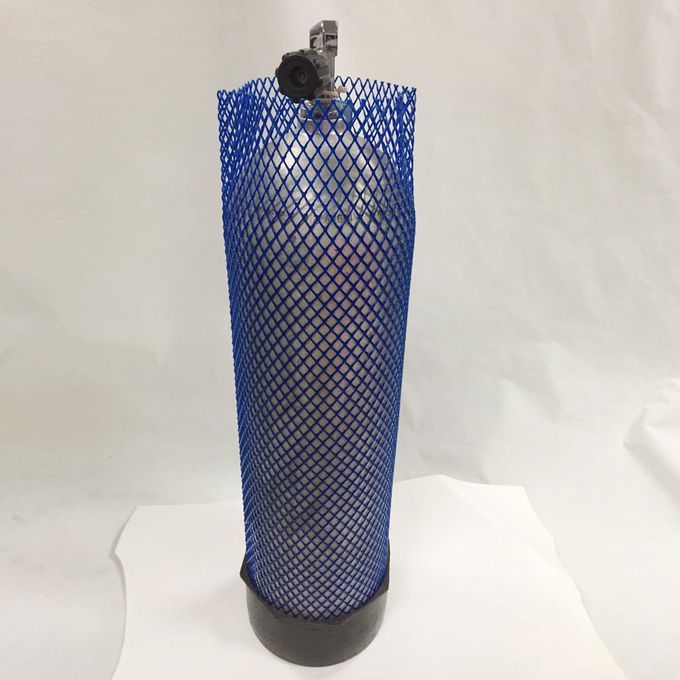 Snorkel Dive Tank Mesh Cover Scuba Diving Cycling Net Cover PVC Blue