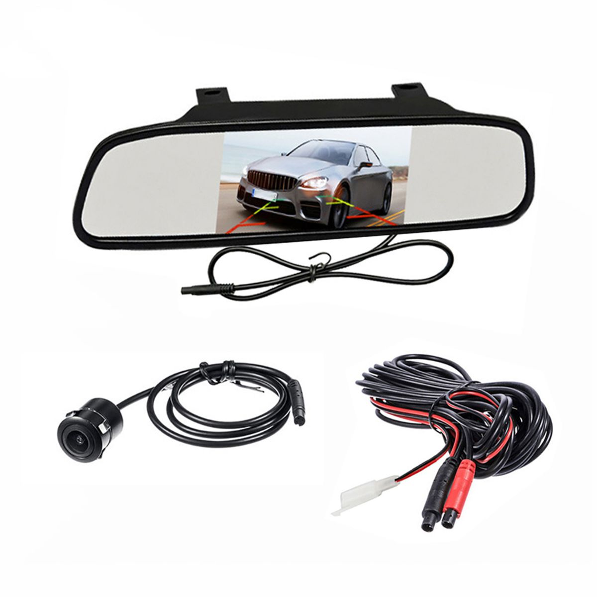 1080P Backup Camera Waterproof With 5'' TFT-LCD Mirror