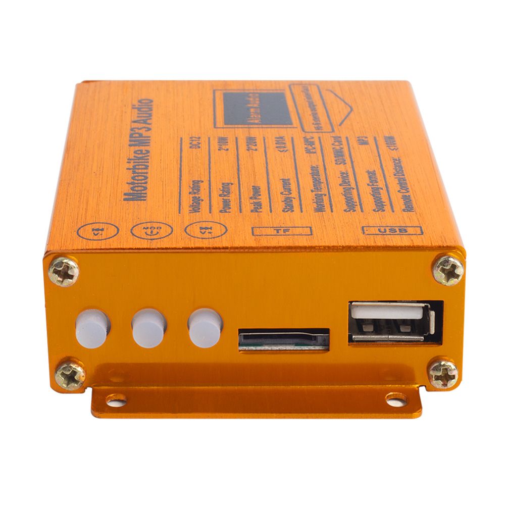 Motorcycle MP3 Player Speakers Audio Sound System FM Radio