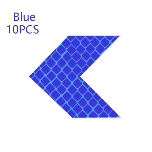 10Pcs Car Reflector Sticker Safety Warning Reflective