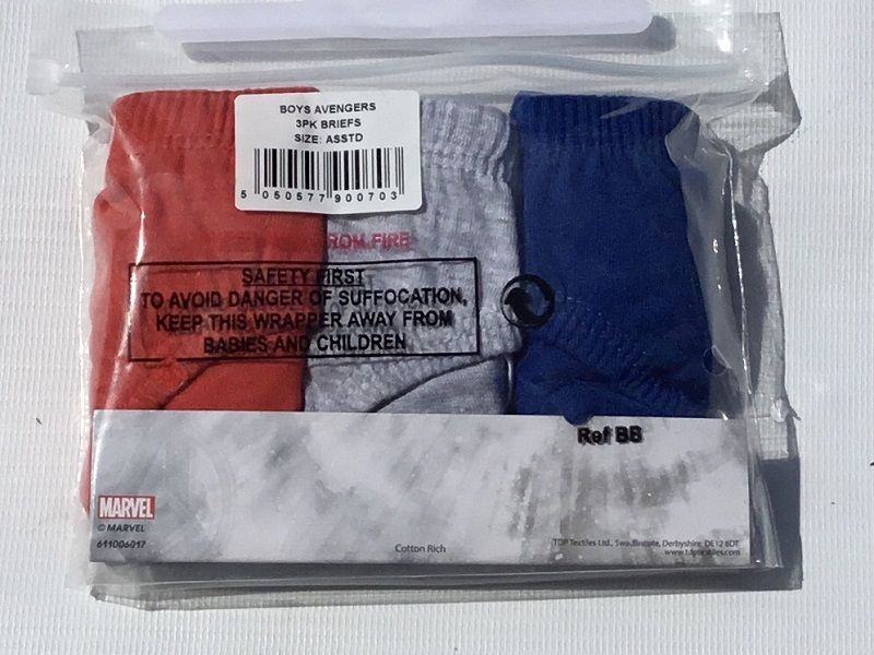 3 Pack Boys Briefs
