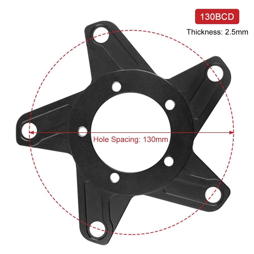 Electric Bicycle Mid Motor Chainring Spider Chain Ring Adapter Replacement for Bafang Ebike BBS01 BBS02