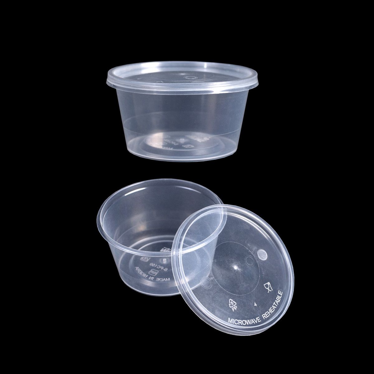 Takeaway 150ml Container - Transparent Cover