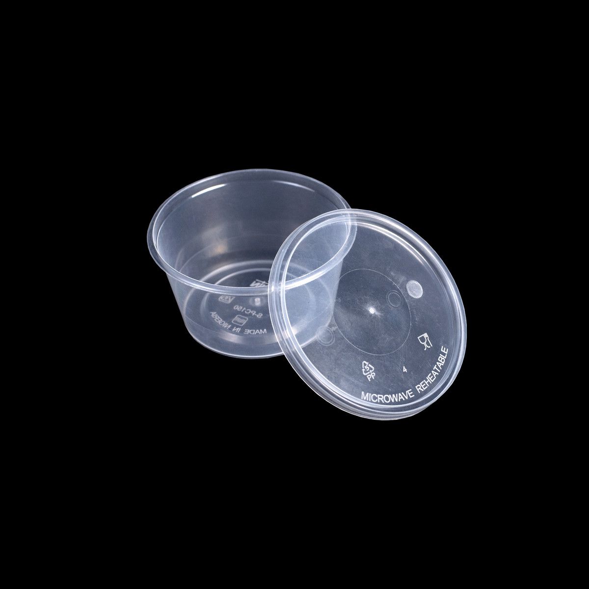 Takeaway 150ml Container - Transparent Cover