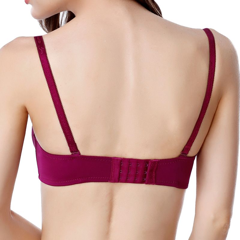 Comfortable 34 36 38 B Cup Size Half Cup Ladies Brasserie Bra For Woman