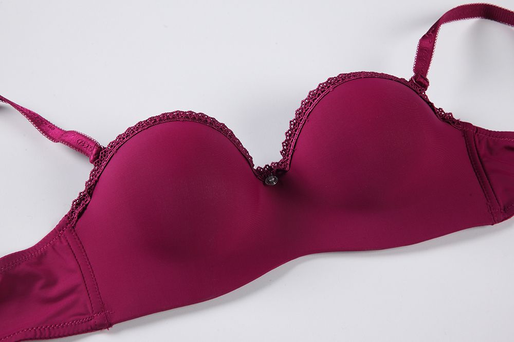 Comfortable 34 36 38 B Cup Size Half Cup Ladies Brasserie Bra For Woman