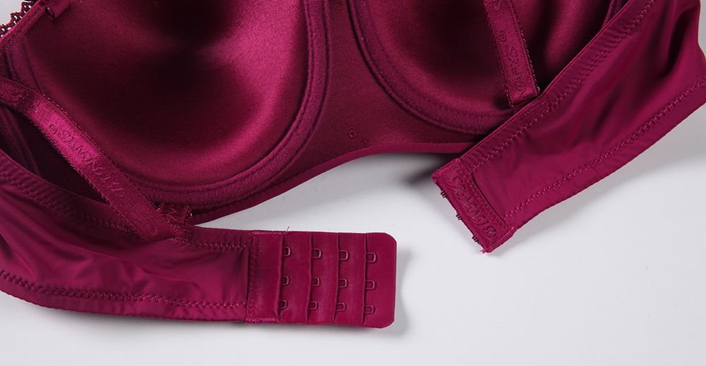 Comfortable 34 36 38 B Cup Size Half Cup Ladies Brasserie Bra For Woman