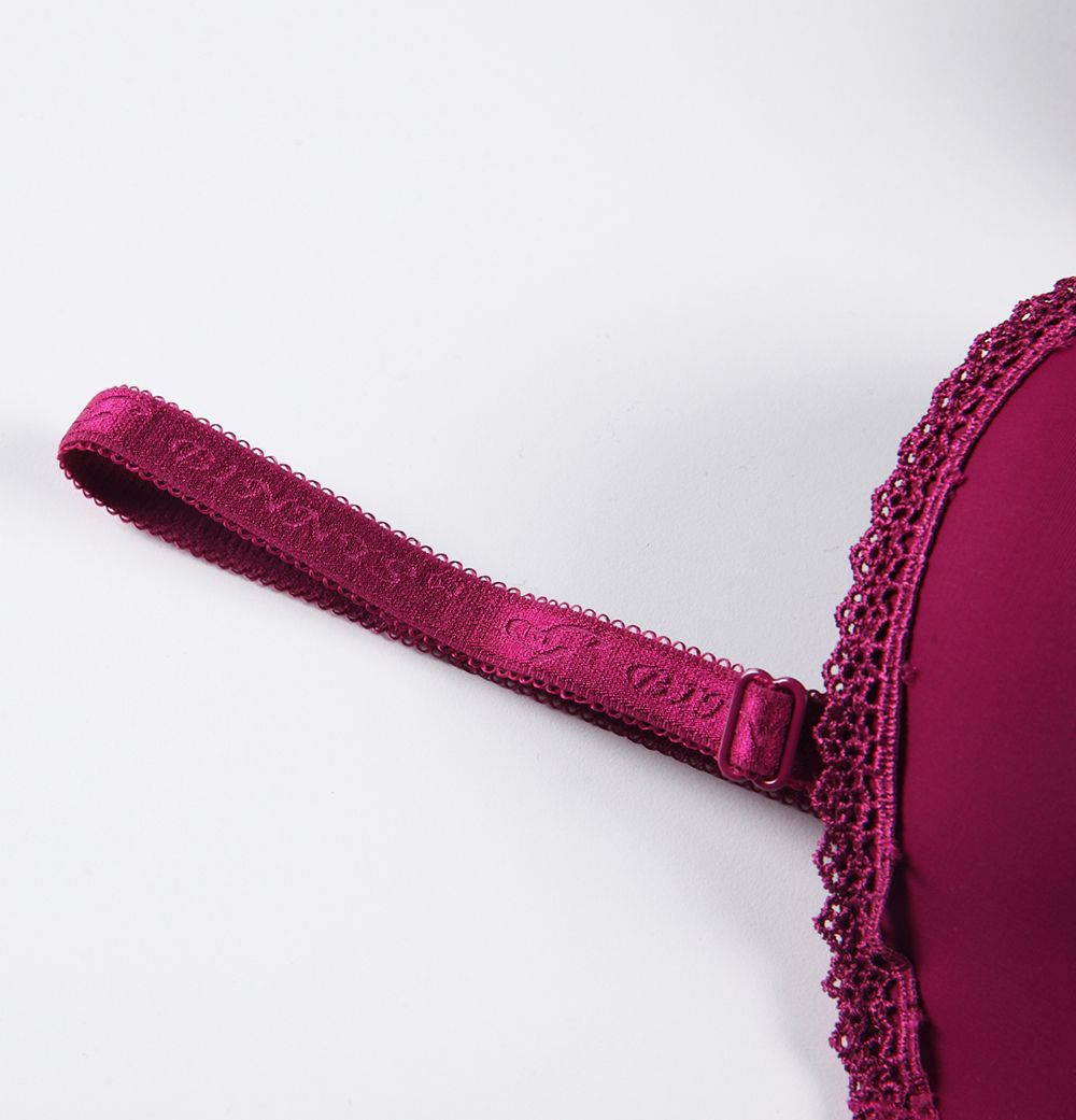 Comfortable 34 36 38 B Cup Size Half Cup Ladies Brasserie Bra For Woman