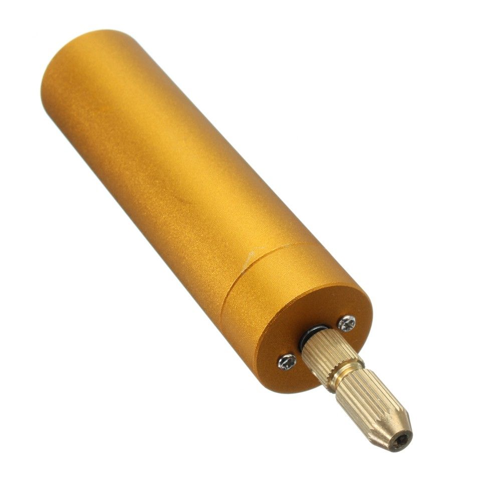 5V DC Mini Aluminum Electric Motor Hand Drill + 10Pcs Twist